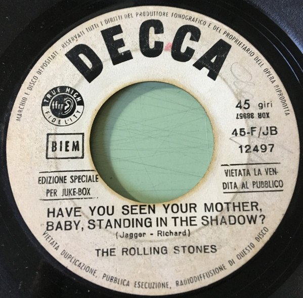 The Rolling Stones - Have You Seen Your Mother, Baby, Standing In