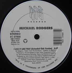 Michael Rodgers - I Like It Like That album cover