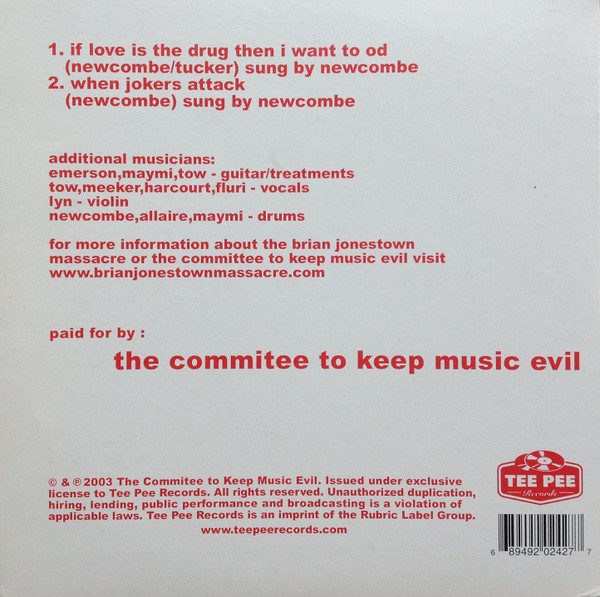 télécharger l'album The Brian Jonestown Massacre - If Love Is The Drug Then I Want To OD