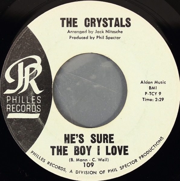 The Crystals – He's Sure The Boy I Love (1962, Vinyl) - Discogs