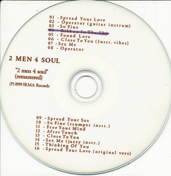 2 Men 4 Soul – 2 Men 4 Soul (1996, Vinyl) - Discogs