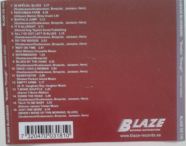 lataa albumi Blueass Bluesband - Breakin Through Second Edition