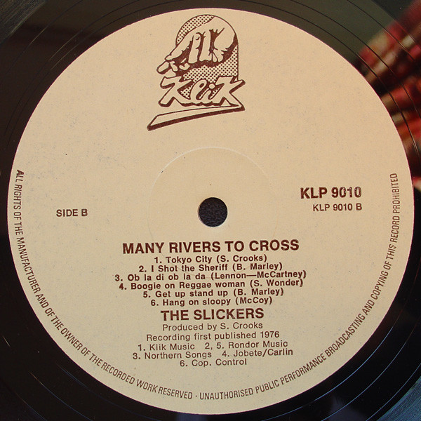 lataa albumi The Slickers - Many Rivers To Cross