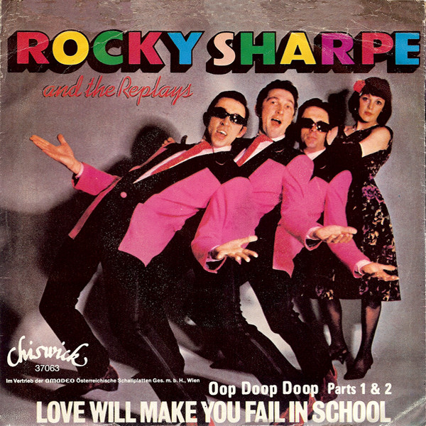descargar álbum Rocky Sharpe And The Replays - Love Will Make You Fail In School