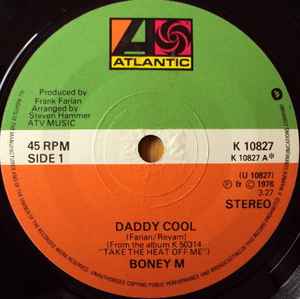 Boney M. – No Woman No Cry (1977, Vinyl) - Discogs