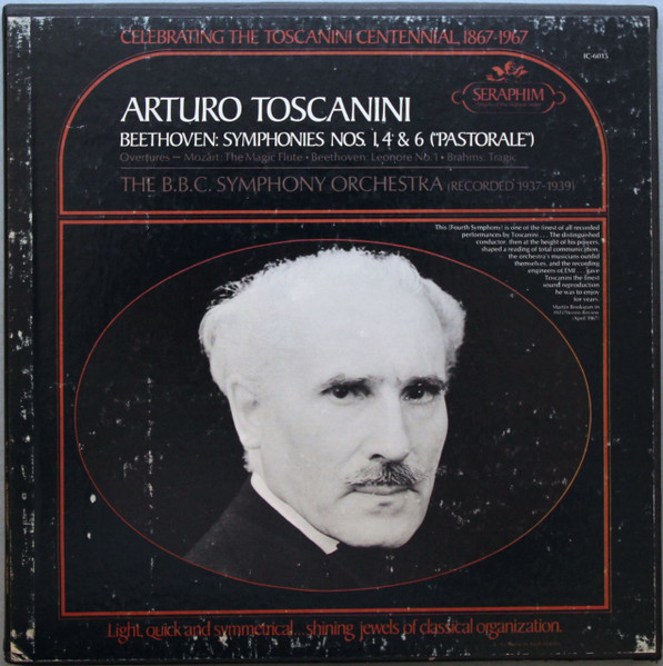 Arturo Toscanini, Ludwig van Beethoven, Wolfgang Amadeus Mozart 