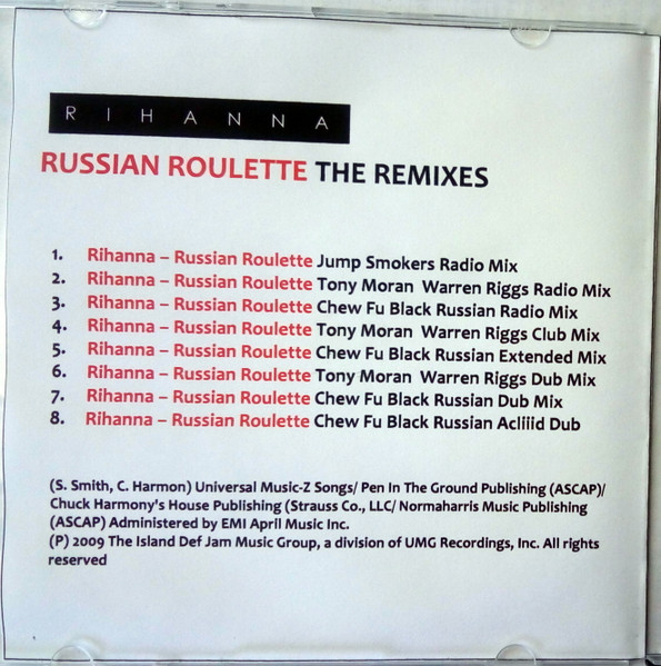 Russian Roulette - Tony Moran and Warren Rigg Radio Mix - song and