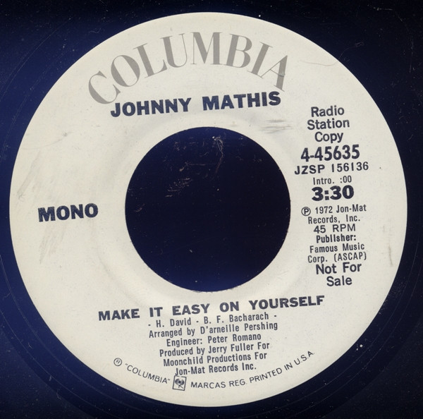 descargar álbum Johnny Mathis - Make It Easy On Yourself