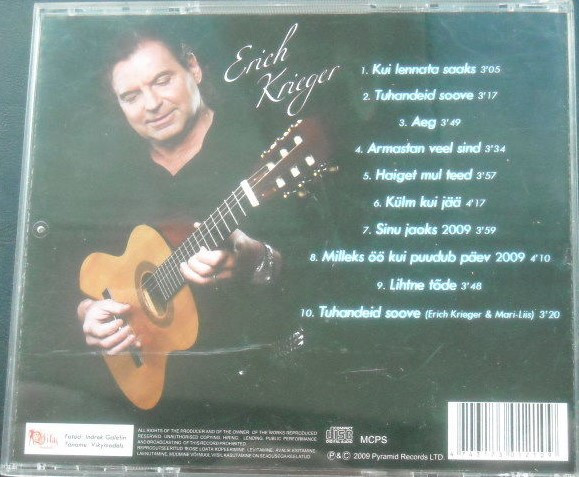 descargar álbum Erich Krieger - Külm Kui Jää