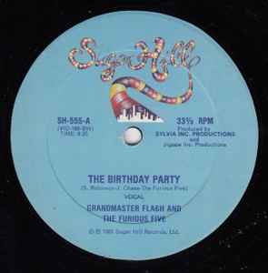 Grandmaster Flash & The Furious Five - The Birthday Party album cover