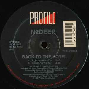 N2DEEP - Back To The Hotel album cover