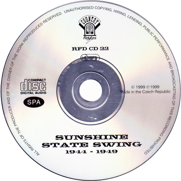 ladda ner album Various - Sunshine State Swing 1944 1949