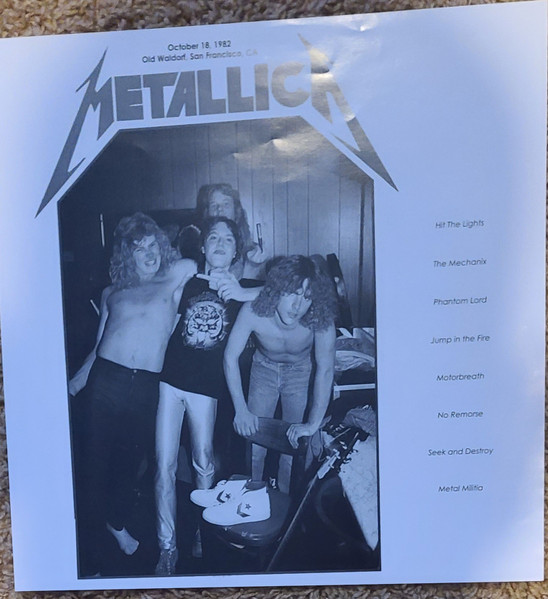 Metallica – Live San Francisco - Oct 82 (2007, Vinyl) - Discogs