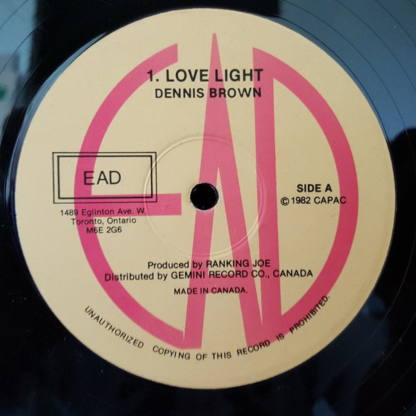 Dennis Brown – Love Light (Vinyl) - Discogs