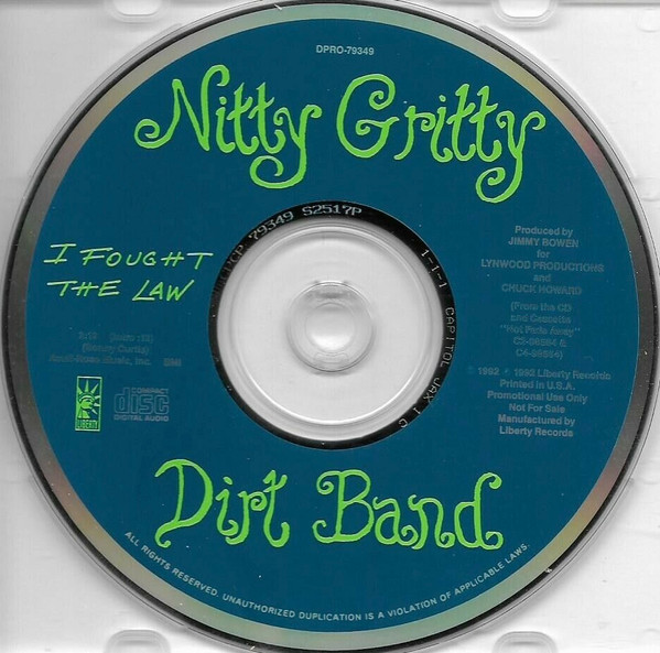 NITTY GRITTY DIRT BAND I Fought The Law / Mr. Bojangles 45 Liberty S7-57766 NEW 海外 即決