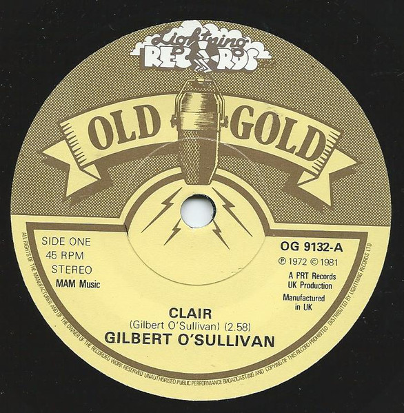 Gilbert O'Sullivan ‎– Alone Again (Naturally) / Save It EP 45 RPM