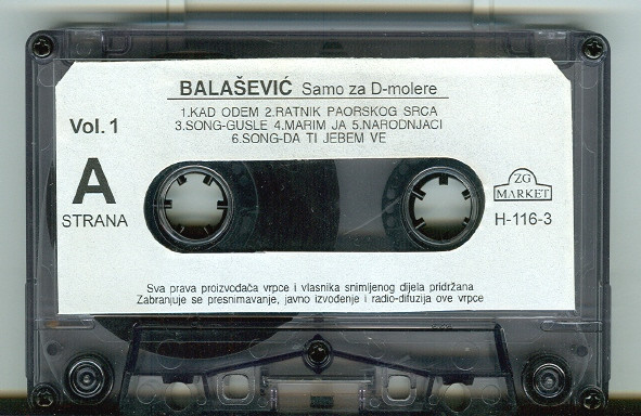 lataa albumi Balašević - Samo Za D Molere Vol1 29 Hitova Uživo