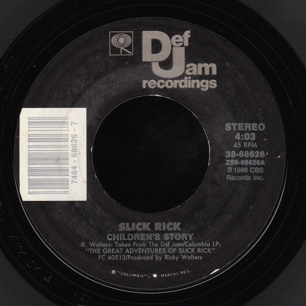 Slick Rick – Children's Story (1988, Vinyl) - Discogs