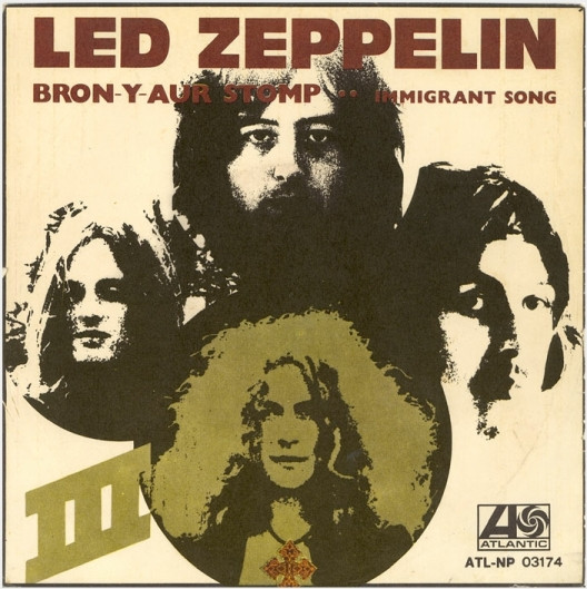 kaptajn lytter Kollisionskursus Led Zeppelin – Bron-Y-Aur Stomp / Immigrant Song (1970, Vinyl) - Discogs