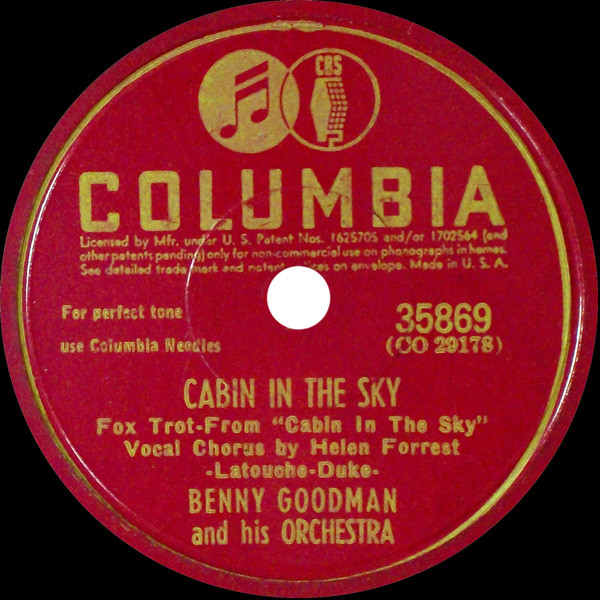 Benny Goodman And His Orchestra – Cabin In The Sky / Taking A