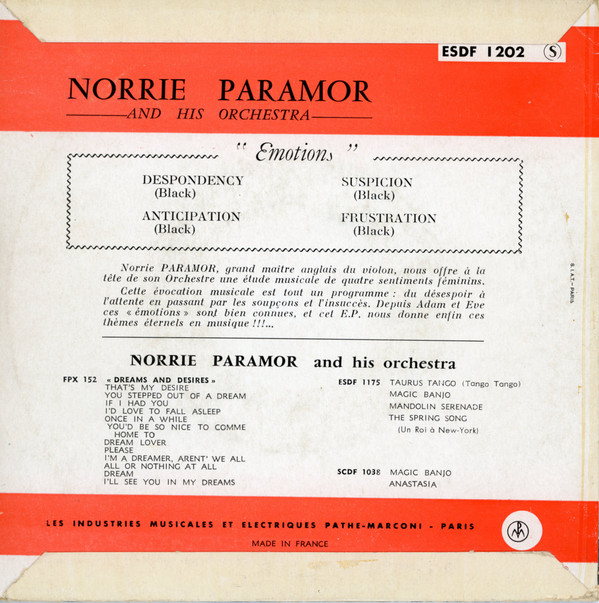 descargar álbum Norrie Paramor And His Orchestra - Emotions
