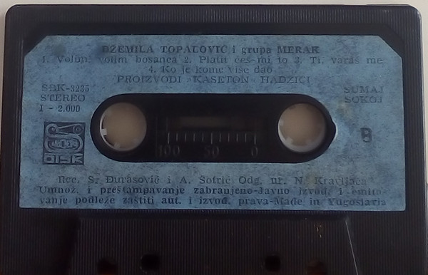 last ned album Džemila Topalović Grupa Merak - Volim Bosanca