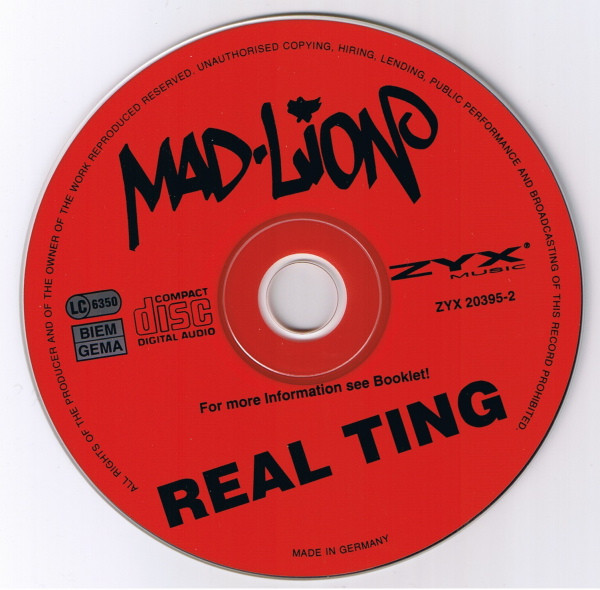 即納】 MAD LION REAL TING reggae ラガ hiphop 洋楽 - nativchefs.com