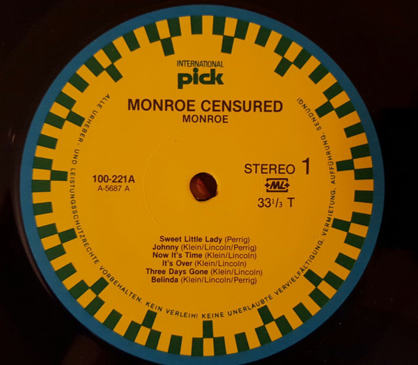 descargar álbum Monroe - Censured