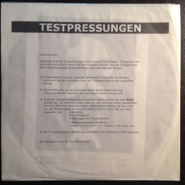 Testpressing #006