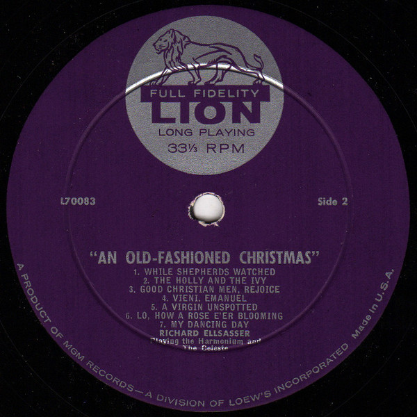 baixar álbum Richard Ellsasser - An Old Fashioned Christmas