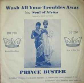 大人気定番prince buster/wash all your troubles 洋楽