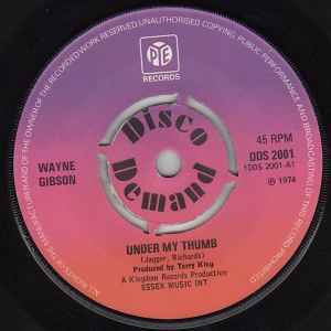 Under My Thumb - Wayne Gibson