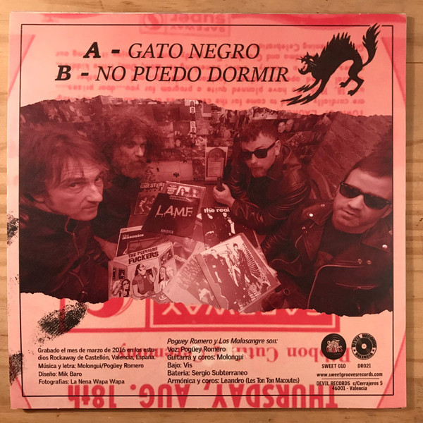 descargar álbum Pogüey Romero y Los Malasangre - Gato Negro