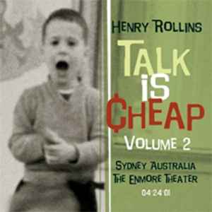Henry Rollins - Talk Is Cheap Vol. 2 album cover