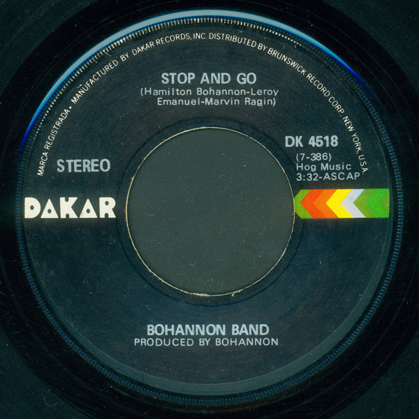 Bohannon Band – Stop And Go / Save Their Souls (1973, Scranton