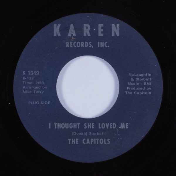 The Capitols - I Thought She Loved Me 7“