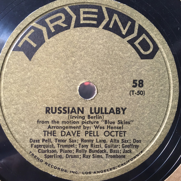 last ned album The Dave Pell Octet - Russian Lullaby Better Luck Next Time