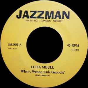Letta Mbulu - What's Wrong With Groovin' / Send In The Clowns album cover