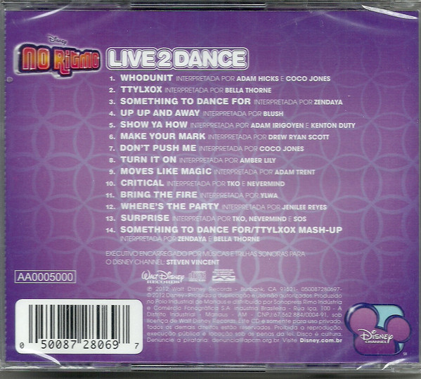 baixar álbum Various - No Ritmo Live 2 Dance Músicas da série de TV do Disney Channel