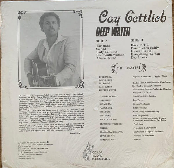 lataa albumi Cay Gottlieb - Deep Water