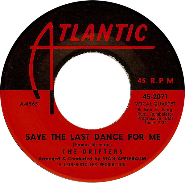 The Drifters – Save The Last Dance For Me / Nobody But Me (Vinyl 