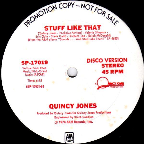 Quincy Jones – Stuff Like That (1978, Monarch Pressing, Vinyl 