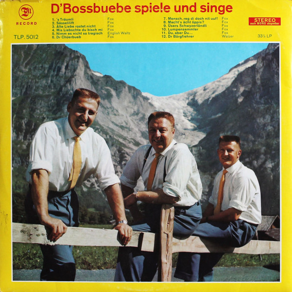 Album herunterladen D'Bossbuebe - DBossbuebe Spiele Und Singe