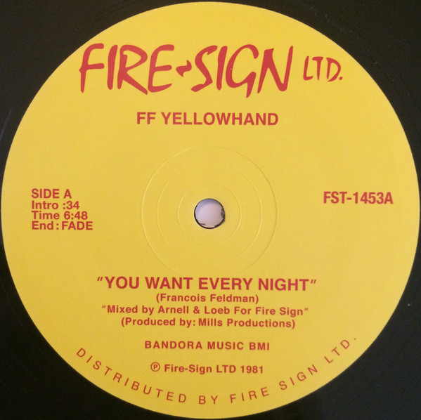 FF Yellowhand – You Want Every Night (2015, Vinyl) - Discogs