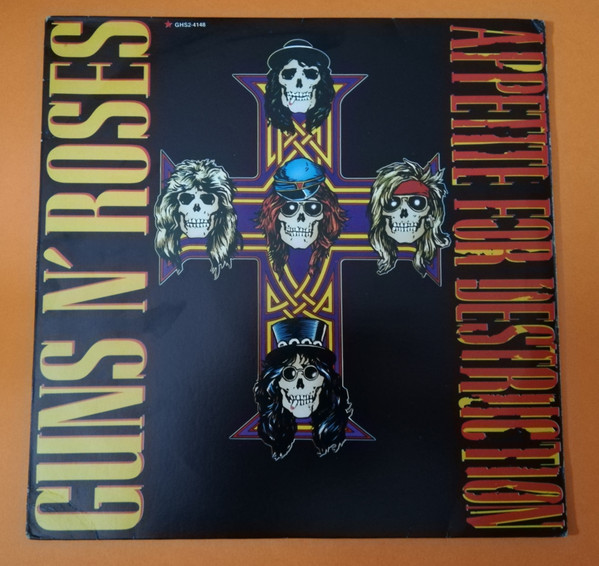 Guns N' Roses – Appetite For Destruction (1991, insert lyrics 