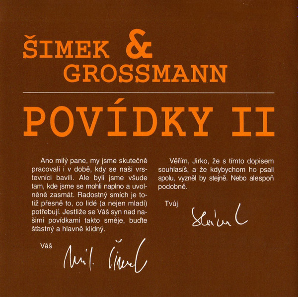 baixar álbum Šimek & Grossmann - Povídky II