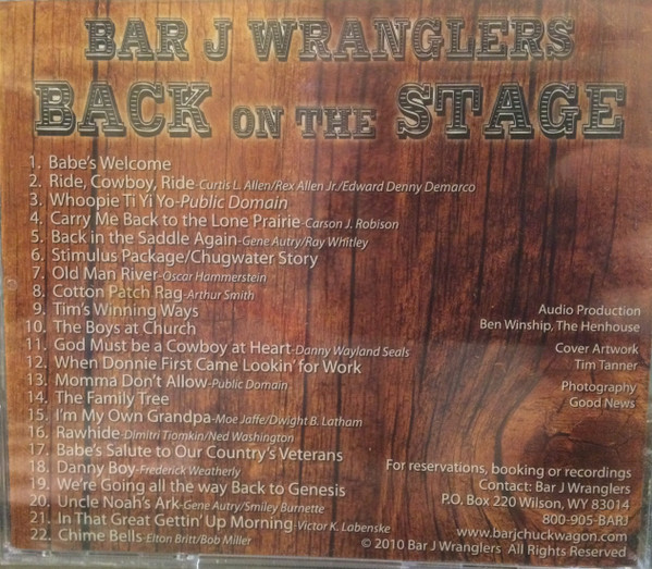 Album herunterladen Bar J Wranglers - Back On The Stage