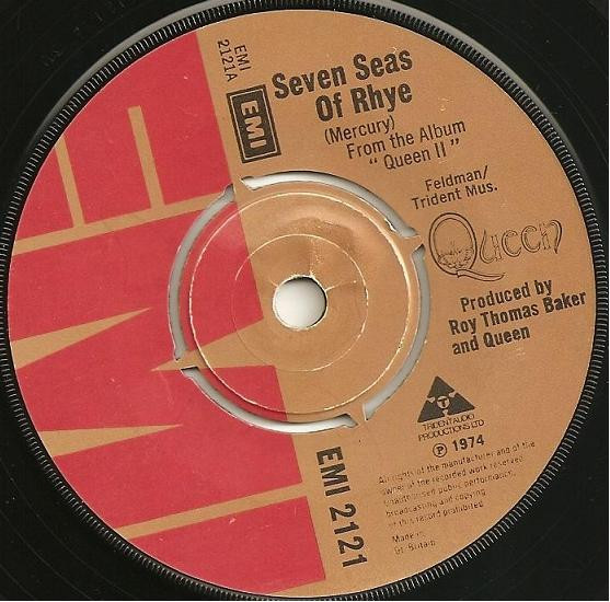 Queen – 輝ける7つの海 = The Seven Seas Of Rhye (1974, Vinyl) - Discogs