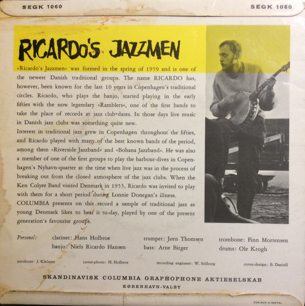 descargar álbum Ricardo's Jazzmen - Det Var På Frederiksberg