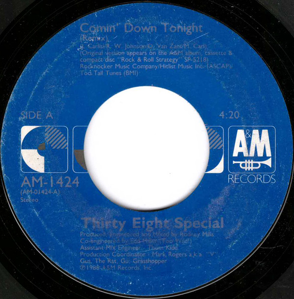 baixar álbum Thirty Eight Special - Comin Down Tonight